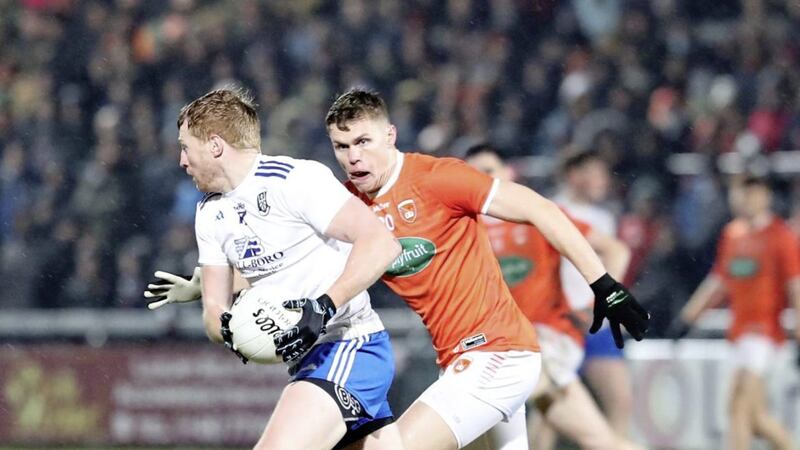 Armagh&#39;s Oisin O&#39;Neill sees The Athletic Grounds as a good advantage ahead of Tyrone clash Picture: Philip Walsh 