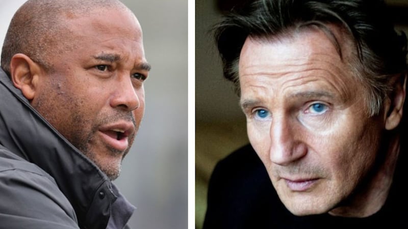 Footballer John Barnes has defended Liam Neeson's controversial admission that he wanted to kill a black person.<br />&nbsp;