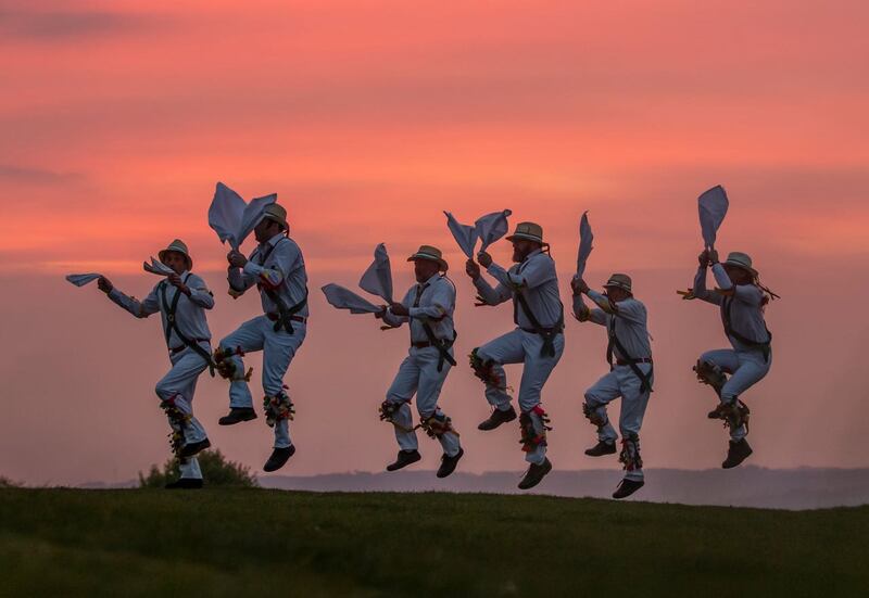 Morris Men Dance in the Dawn