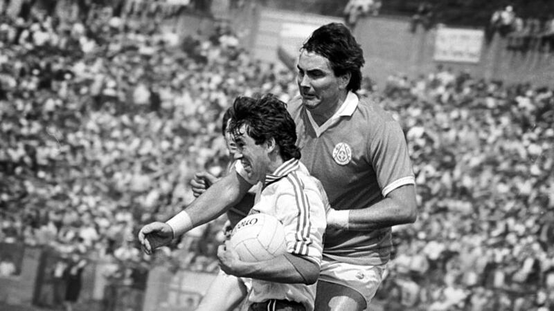 Eugene McKenna was one of the scorers as Tyrone defeated Galway in 1986