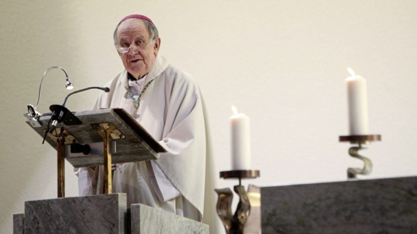 Requiem Mass for Bishop Anthony Farquhar will be held on Thursday. Picture by Ann McManus