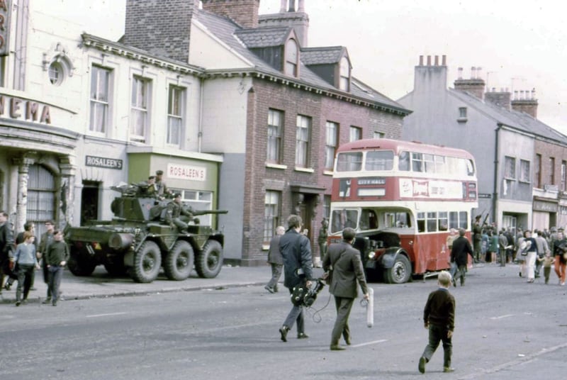 The Falls Road in 1969 