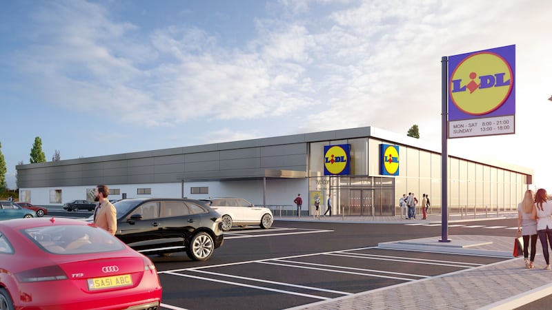 CGI produced by Lidl in support of its Sprucefield planning application.