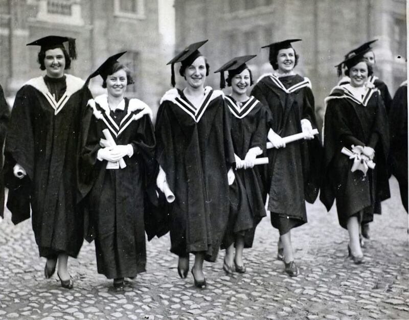 Trinity College graduates in Dublin in 1935. Photo by Ancestry.co.uk and Getty Images Archive 