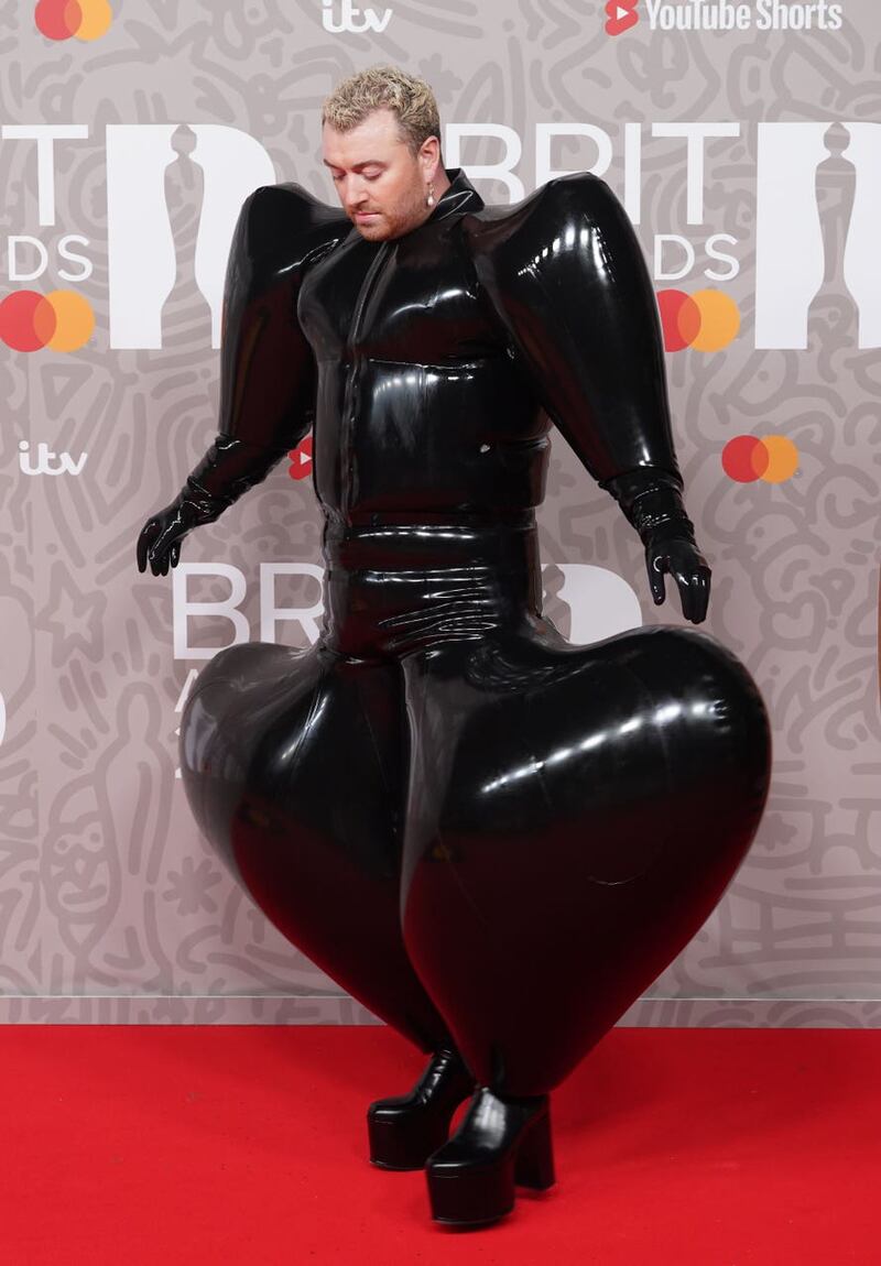 Sam Smith’s outfit at the Brit Awards