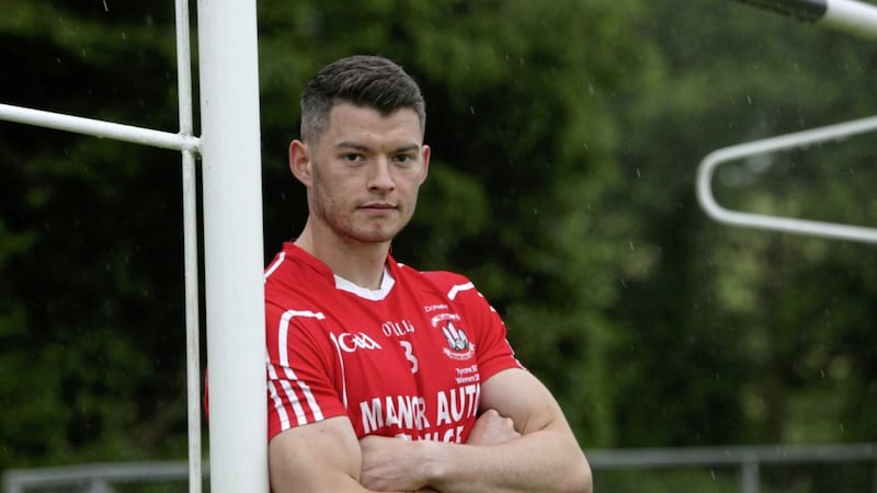 Tyrone&#39;s Richie Donnelly pictured at his club ground in Trillick. Picture by Ann McManus 