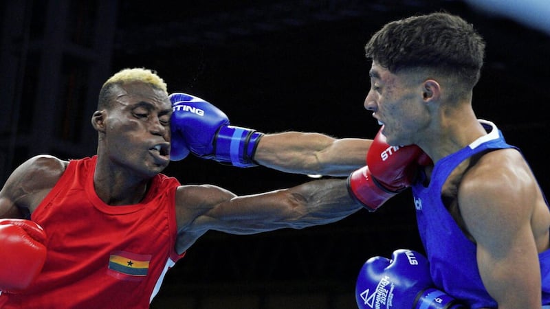 Clepson dos Santos showed his potential with some stylish performances at August&#39;s Commonwealth Games in Birmingham. He returns to the ring at the Dockers Club tonight against Bangor Abbey&#39;s James Stevenson. Picture by PA 