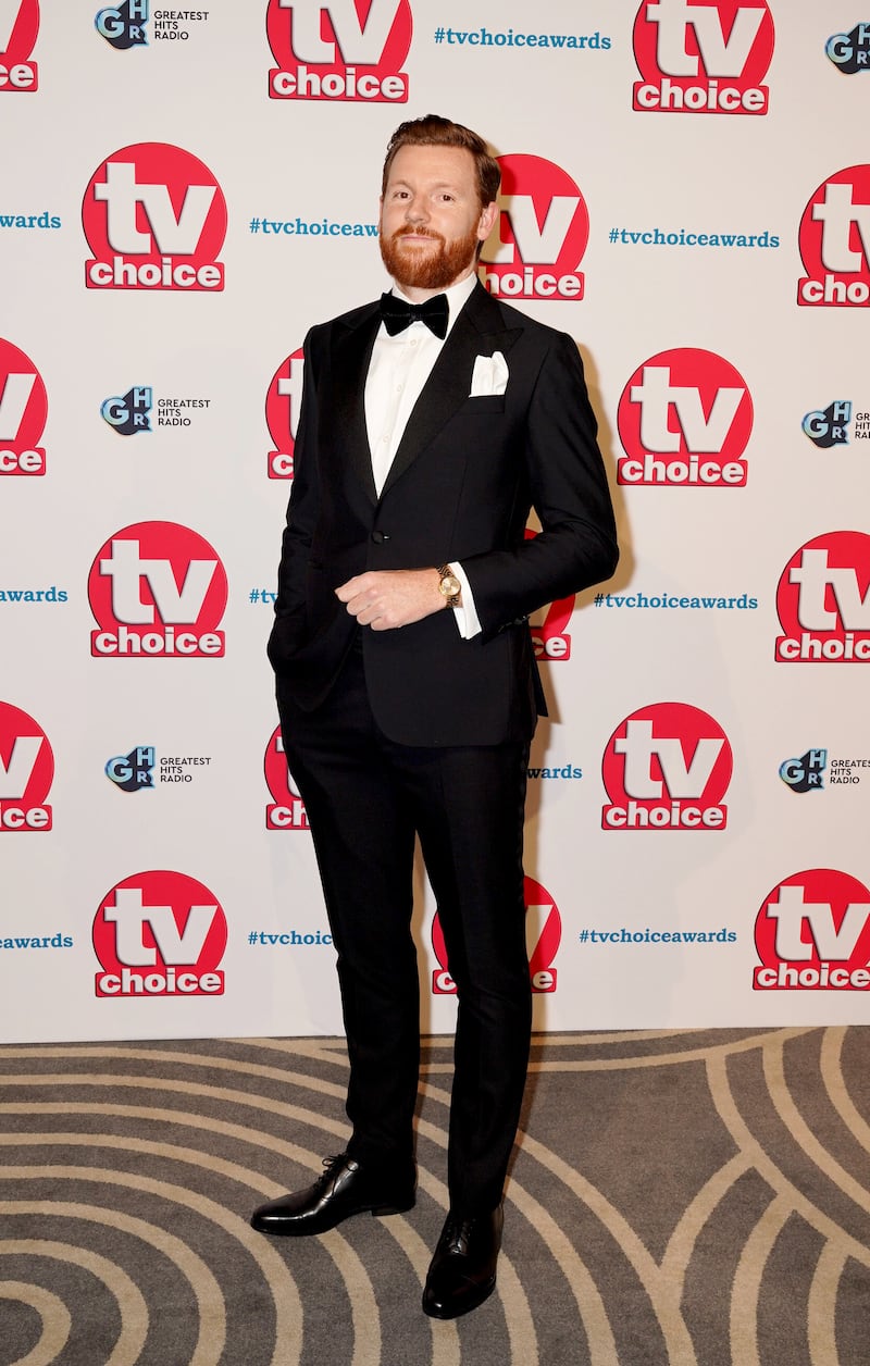 Paul Gorton attending the TV Choice Awards at the London Hilton on Park Lane