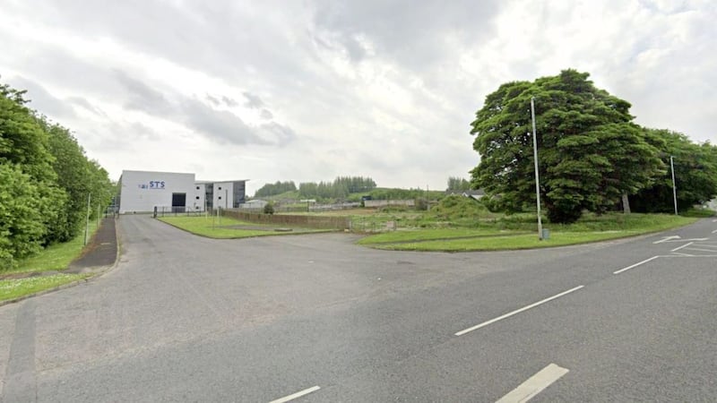 The proposed site for the business park next to Sperrin Trading Services&#39; Cookstown premises. 