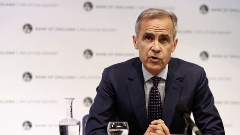 Bank of England Governor Mark Carney speaks during the central bank&#39;s quarterly inflation report press conference in the City of London. Picture by Daniel Leal-Olivas, Press Association 