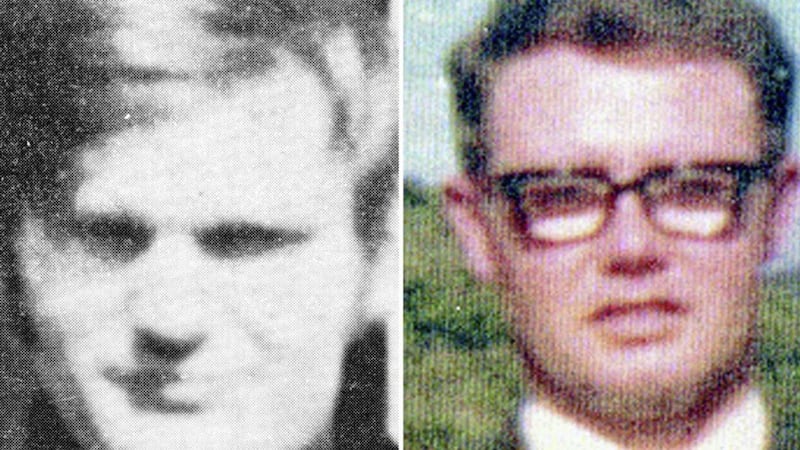 Soldier F is to charged with the murder of Bloody Sunday victims, Jim Wray (left) and William McKinney. PICTURE: Bloody Sunday Trust/PA Wire. 
