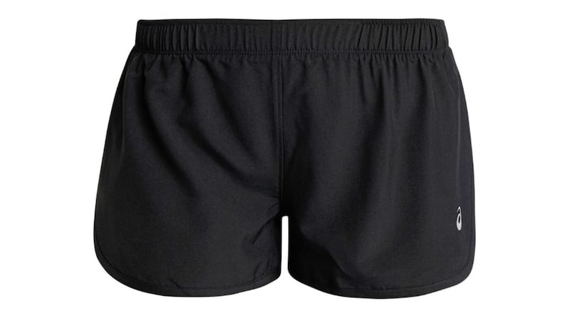 Asics Black Silver Split Shorts, &pound;22, available from Asics