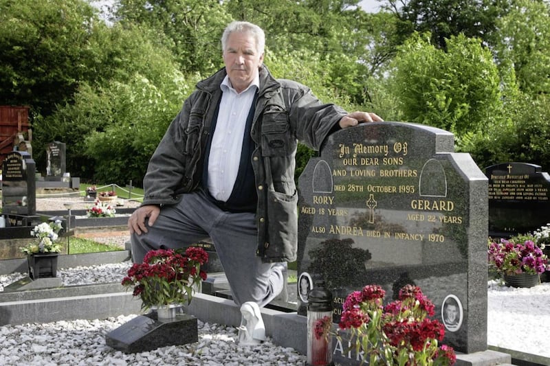 Eamon Cairns whose sons Rory and Gerard were killed by the UVF in 1993. Picture by Hugh Russell 