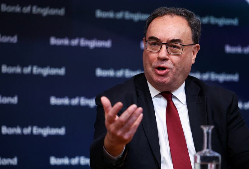Andrew Bailey, governor of the Bank of England, said there had been ‘good news’ on inflation in recent months