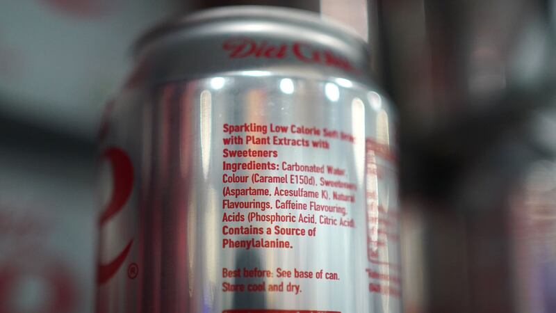 Aspartame has been listed as “possibly carcinogenic to humans” based on the findings of the World Health Organisation (Yui Mok/PA)