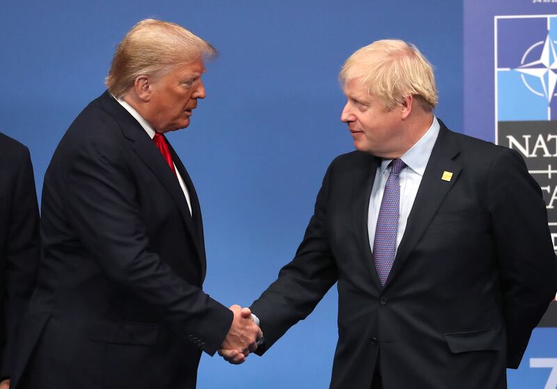 Boris Johnson described his old ally Donald Trump as ‘a model of old-fashioned courtesy and good ­manners’