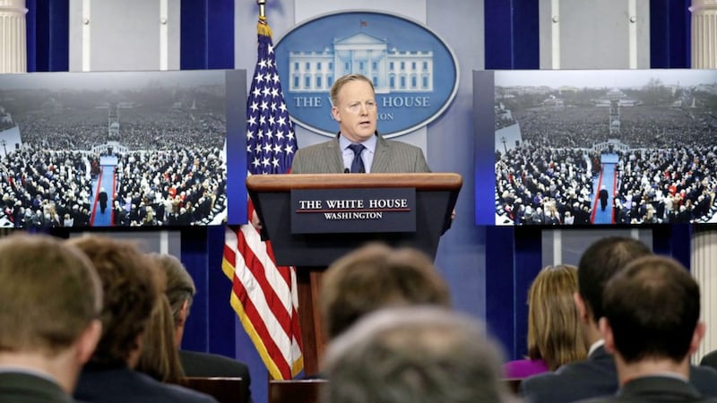 White House press secretary Sean Spicer  