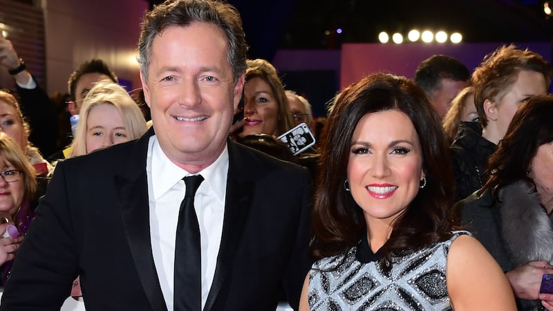 The Good Morning Britain co-hosts were reunited as the show also broadcast from a new venue.