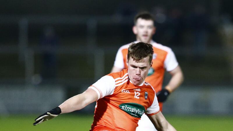 Oisin O'Neill scored three points from midfield in Armagh's win against Clare. Pic Philip Walsh&nbsp;