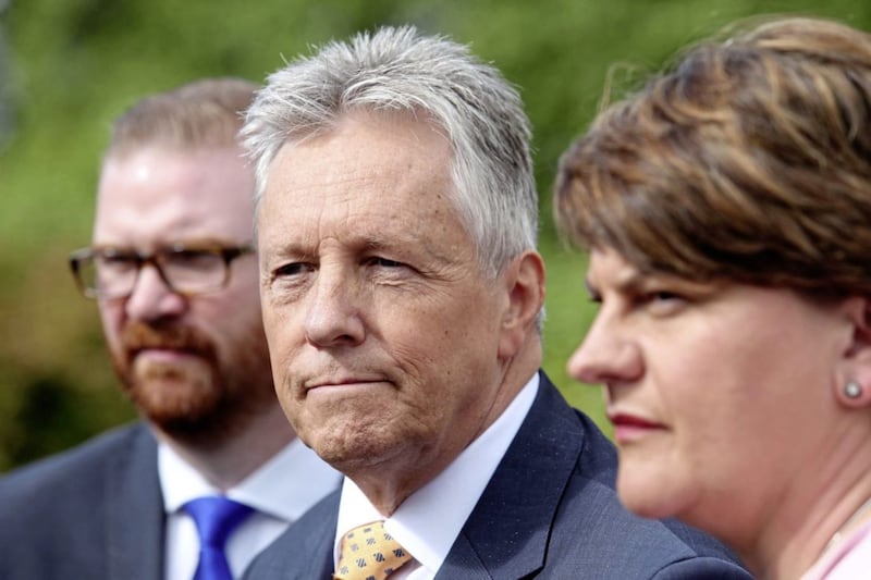 Former DUP leader Peter Robinson said the &quot;battle for the union is on&quot;. Picture by Mal McCann