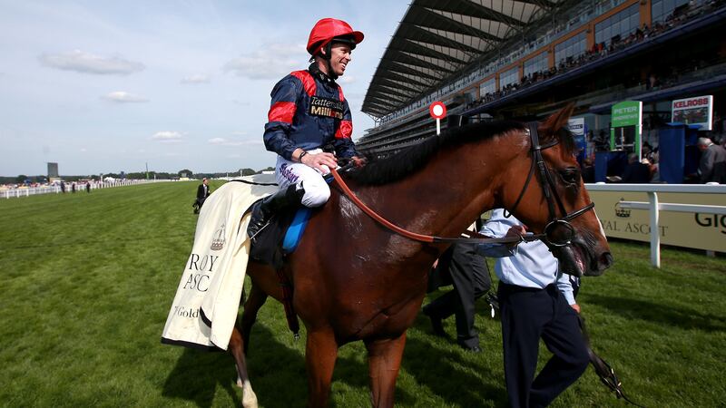 Graham Lee on Trip to Paris after winning the Gold Cup on day three of Royal Ascot on Thursday<br />Picture: PA