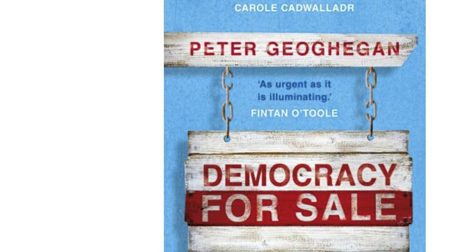 Peter Geoghegan&#39;s Democracy For Sale includes an entire chapter on the DUP&#39;s &#39;dark money&#39; 