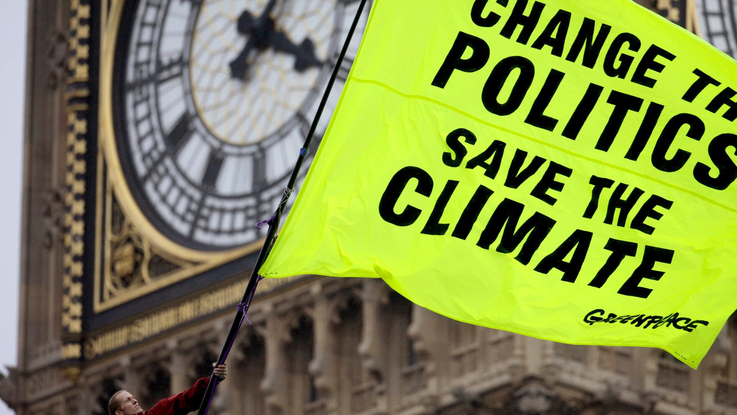 Greenpeace has launched a campaign to encourage people to become ‘climate voters’ at the next general election (Nick Cobbing/Greenpeace/PA)