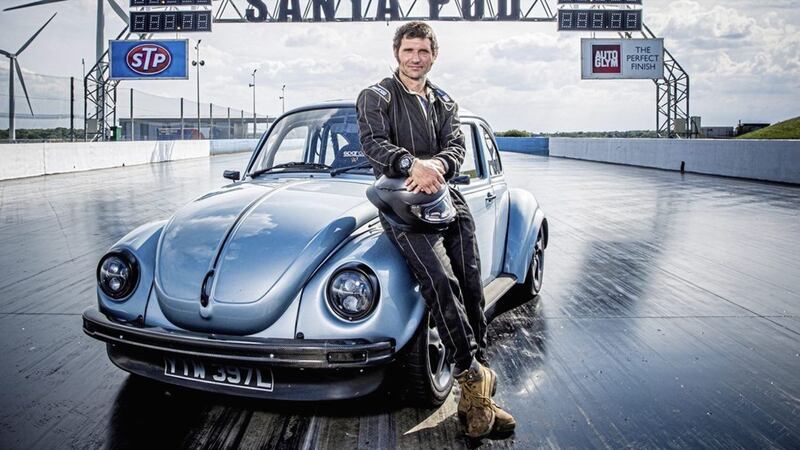 Guy Martin attempts to break the quarter-mile drag record in a VW Beetle converted to electric 