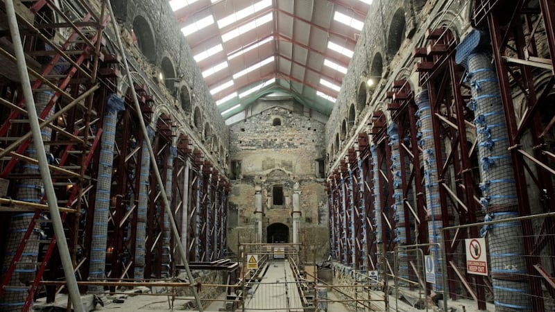 St Mel&#39;s Cathedral in Longford underwent a major restoration after fire gutted the building in 2009. Picture by Julien Behal/PA Wire 
