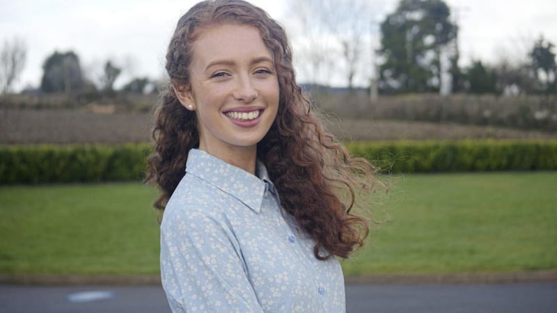 Riverdance lead dancer Amy-Mae Dolan (22) at home in Aghyaran, Castlederg, Co Tyrone 