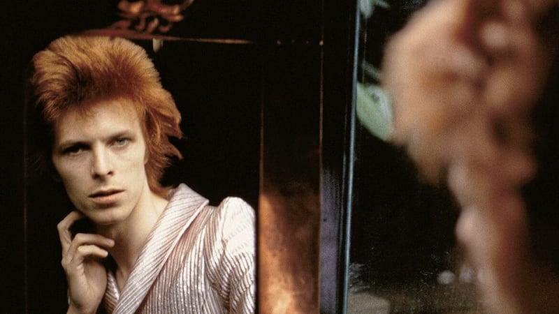 Moonage Daydream by David Bowie and Mick Rock has been reissued in a new anniversary edition by Genesis Publications. The book gives unique insight to Bowie&#39;s Ziggy Stardust period in the early 1970s. Photography copyright Mick Rock. Picture by Mick Rock. 