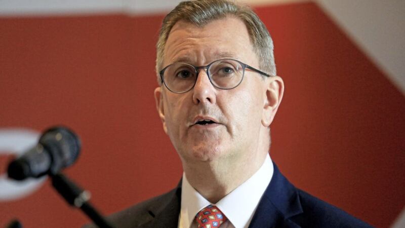 Sir Jeffrey Donaldson threatened to walk away from devolution. Picture by Peter Morrison/PA Wire 