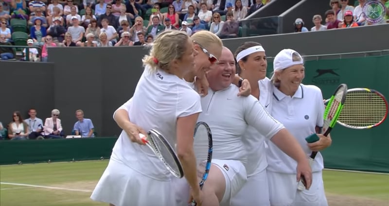 Kim Clijsters at Wimbledon