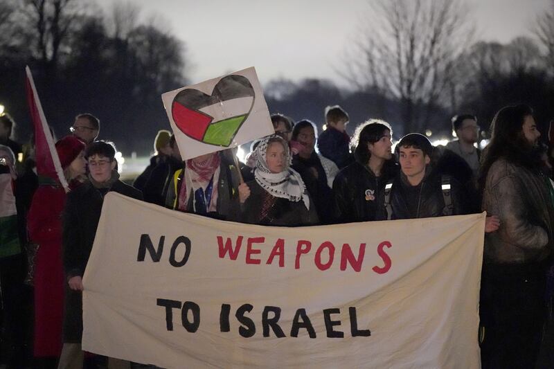 Some protesters called for the expulsion of the Israeli ambassador in Dublin