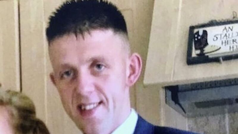 Father-of-two Brian Phelan, 33, was stabbed to death on the Carrivekeeney Road, in July 2018. 
