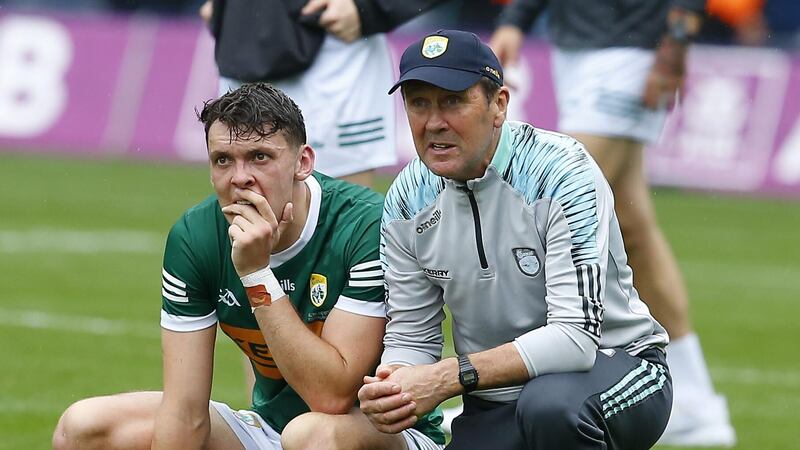 David Clifford and Jack O'Connot contemplate defeat on a day when Kerry's star man failed to fire Picture by Philip Walsh
