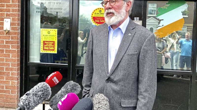 Former Sinn F&eacute;in president Gerry Adams