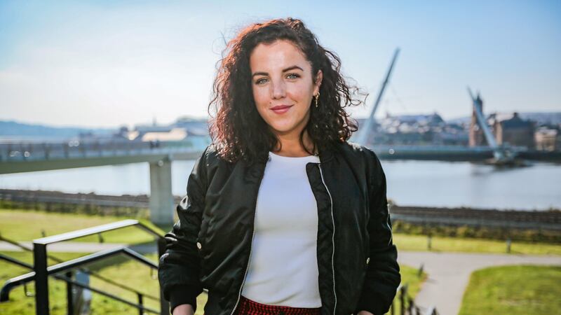 The programme will explore how life has changed since the actress and her character grew up in the Northern Irish city.