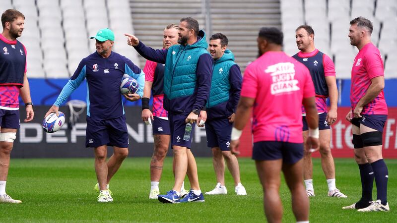Ireland head coach Andy Farrell goes up against South Africa this weekend (Gareth Fuller/PA)
