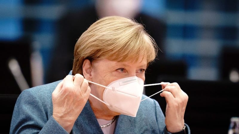 German Chancellor Angela Merkel. Picture by&nbsp;Kay Nietfeld/dpa via AP