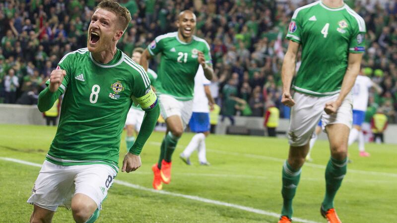 Steven Davis was the North's captain fantastic on Thursday night<br />Picture: PA&nbsp;