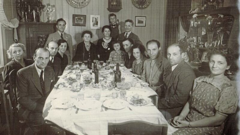 A family gathering in Oslo. Only five in this photograph survived the Holocaust 