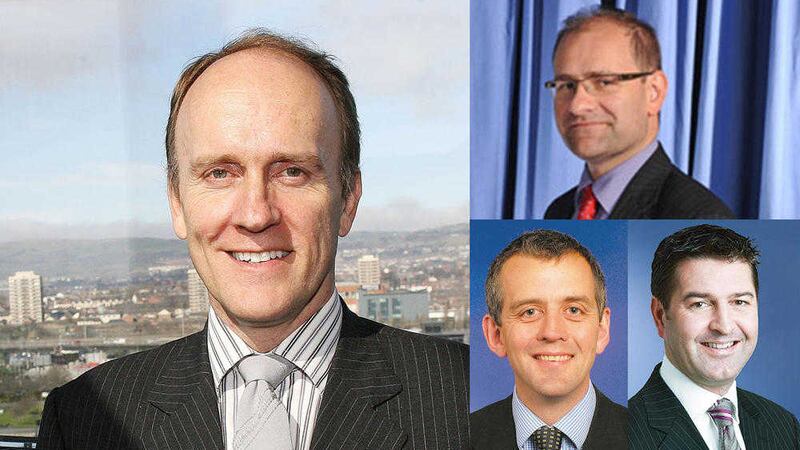 (Clockwise from left) Jon D&#39;Arcy, Arthur O&#39;Brien, Paul Hollway and Eamonn Donaghy are seeking to judicially review the lawfulness of warrants issued to search their homes and business premises 