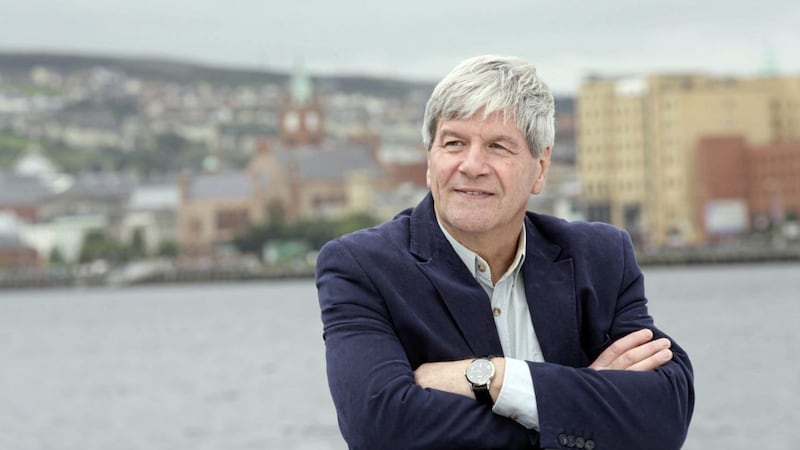 Derry is a constant in Joe Mahon&#39;s life. Once taught by John Hume, he himself taught at St Peter&#39;s Christian Brothers School in his native Creggan and he is a former head of BBC Radio Foyle Picture: Lorcan Doherty 