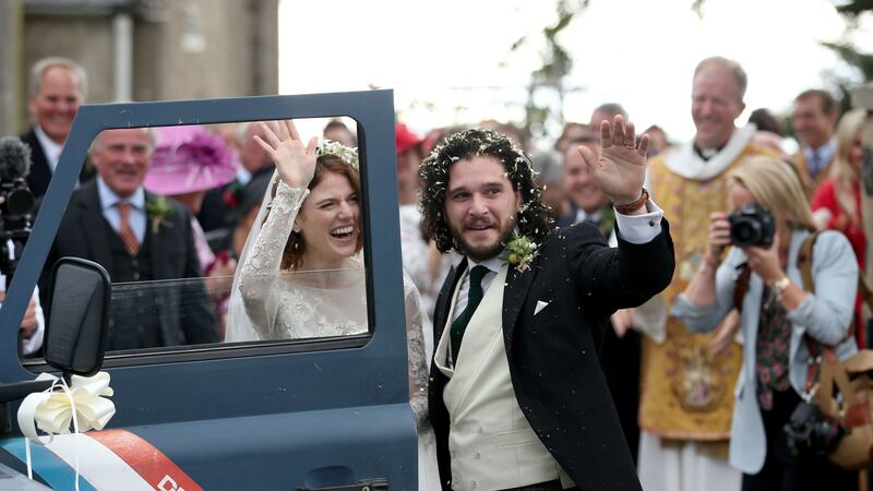 Game of Thrones stars Kit Harington and Rose Leslie have tied the knot.