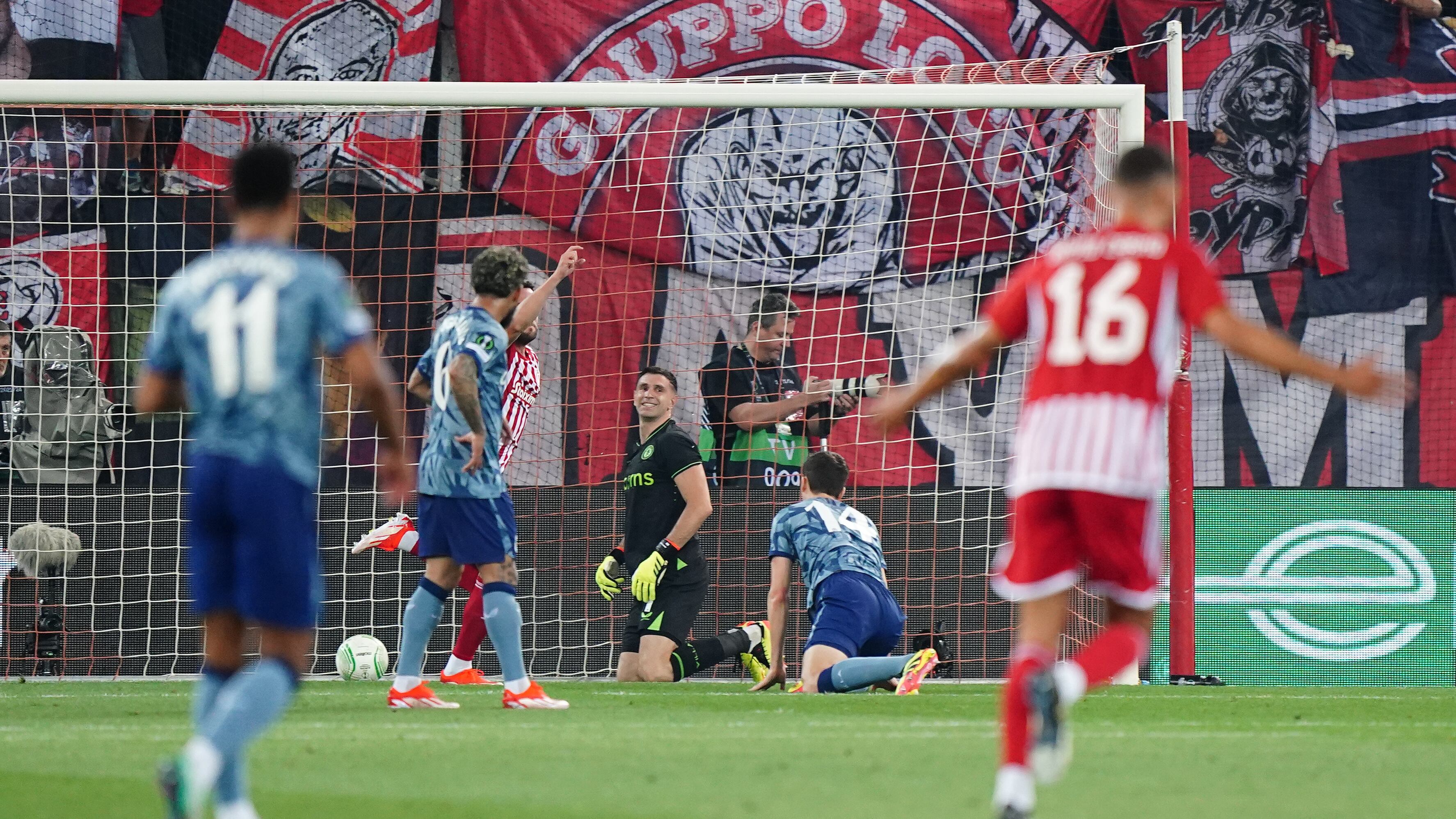 Aston Villa’s European dream is over after a losing to Olympiacos in the Europa Conference League semi-final