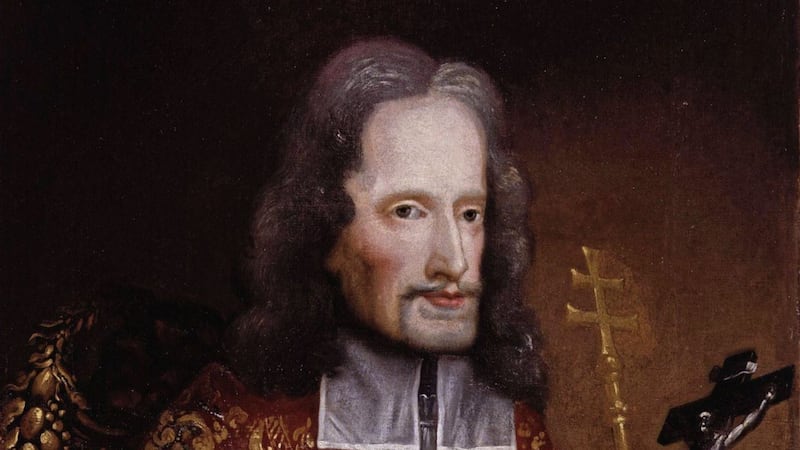 Oliver Plunkett was a Catholic Archbishop of Armagh and Primate of All Ireland in the 17th century. He was executed in London on July 1 1681. He was beatified in 1920 and canonised by Pope Paul VI in 1975, making him the first Irish saint for almost 700 years. 