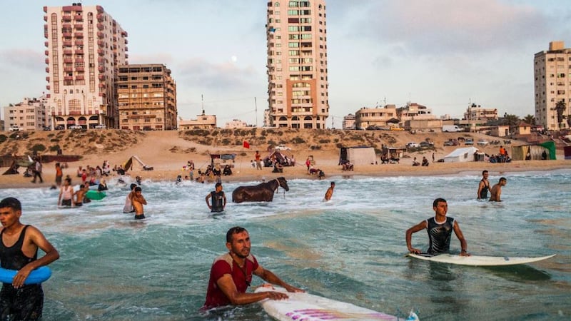 <strong>MIDDLE EAST MED: </strong>Gazans call the sea their oxygen but while it is a great source of pleasure for them when it is clean, it also hems them itno to the 25 mile long strip of land the call home&nbsp;