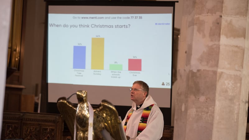 A clergyman said the technology has made worship ‘more interactive’ at the Norfolk church.