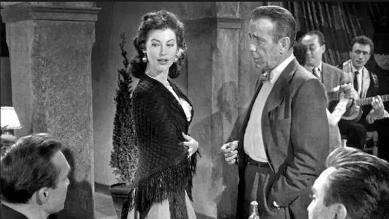 Ava Gardner and Humphrey Bogart in The Barefoot Contessa 